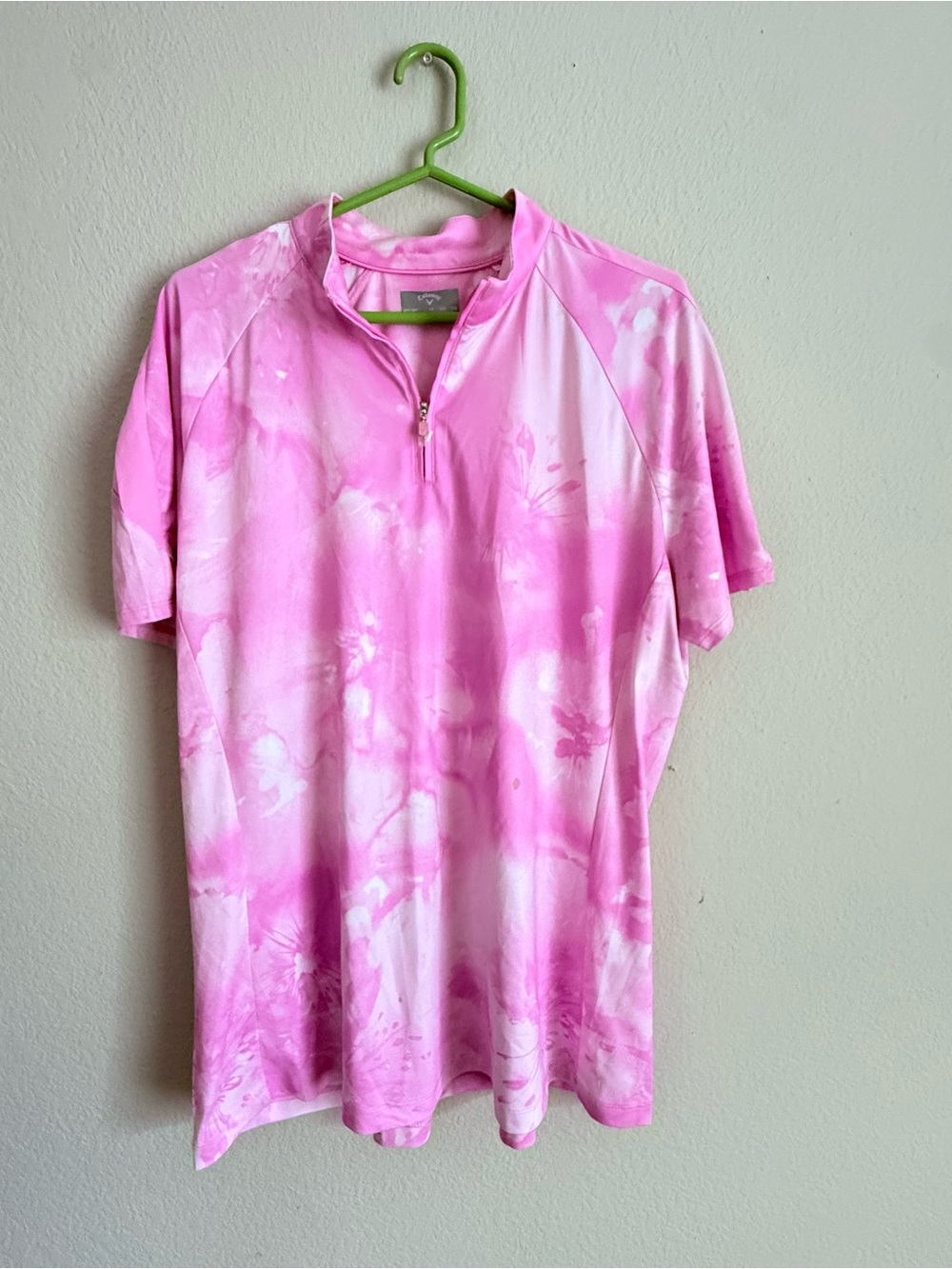 Callaway Golf Opti-Dri Polo Shirt Womens XXL Pink Short Sleeve - Cedar Crest